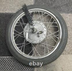 Moto Guzzi Stornello 125 160 Roue Avant Jante Complète Moyeu Tambour de Frein Axe