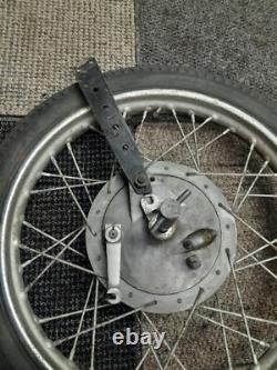 Moto Guzzi Stornello 125 160 Roue Avant Jante Complète Moyeu Tambour de Frein Axe