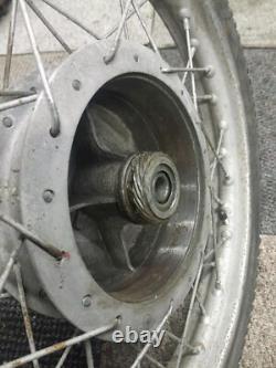 Moto Guzzi Stornello 125 160 Roue Avant Jante Complète Moyeu Tambour de Frein Axe