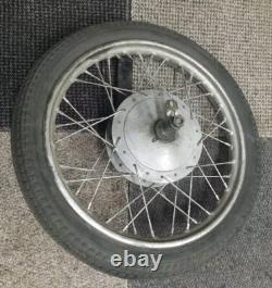 Moto Guzzi Stornello 125 160 Roue Avant Jante Complète Moyeu Tambour de Frein Axe