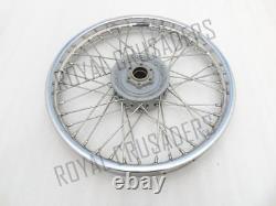 New Royal Enfield 19 Complet Front Wheel Rim (modèle Disc Brake) (code2101)