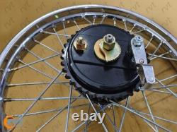 Nouvelle Assemblage Complet de Moyeu Arrière à Largeur Moyenne de Jante de 19 pouces Royal Enfield