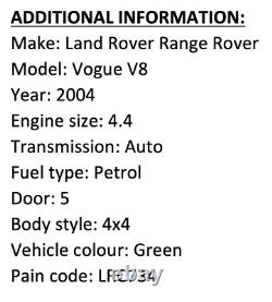 Range Rover Vogue V8 L322 2004 Authentique Jante en Alliage de Roue R20 Voir Photos
