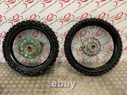 Roue Kawasaki Kx450f 19'' et 21'' 2015 Kx 450 Jantes Takasago Complètes Bk006