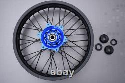 Roue arrière / Jante Enduro bleue complète YAMAHA YZ 250 YZ250 1999-2024 2,15x18