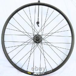 Roue arrière Mavic 27,5 6 trous de disque de cassette Deore Hub XM119 jante Q/R noire.