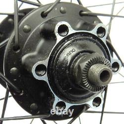 Roue arrière Mavic 27,5 6 trous de disque de cassette Deore Hub XM119 jante Q/R noire.