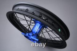 Roue arrière complète Blue Enduro / Jante KTM SX 125 2015-2022 2,15x18