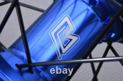 Roue arrière complète Blue Enduro / Jante KTM SX 125 2015-2022 2,15x18