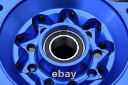 Roue arrière complète Enduro bleue / Jante YAMAHA YZF 250 2024-X 2,15x18