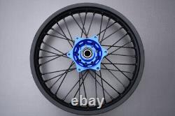 Roue arrière complète / Jante tout-terrain bleue KTM SXF 250 SX-F 2005-2012 2,15x19