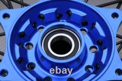 Roue arrière complète bleue tout-terrain / jante HUSQVARNA TE 250 TE250 2015 2,15x19