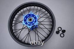 Roue arrière complète / jante bleue Enduro KTM SX 85 2003-2014 2,15x18