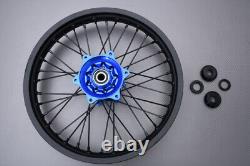 Roue arrière / jante MX tout-terrain bleue complète YAMAHA YZ 250 X 2016-2023 2,15x19