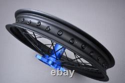 Roue arrière / jante MX tout-terrain bleue complète YAMAHA YZF 450 2023-2024 2,15x19