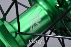 Roue arrière / jante complète Green Enduro KAWASAKI KXF 250 2006-2018 2,15x18