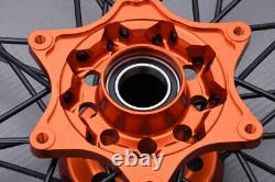 Roue avant Orange Off-Road MX / Jante Complète KTM XC-W 125 2017-2019 1,6x21