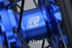 Roue avant complète hors route bleue / jante YAMAHA YZF 250 YZ250F 2009-2013 1,6x21