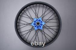 Roue avant / jante Blue Off-Road MX complète KTM SMR 450 2013-2014 1,6x21