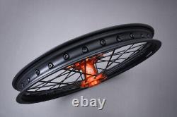 Roue avant / jante Orange Tout-Terrain Complète KTM SXF 350 SX-F 2013-2014 1,6x21