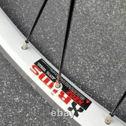 Roue complète SHIMANO 26 pouces jante blanche