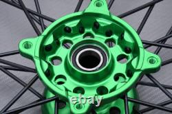 Roues Avant / Jante Complète Off-Road MX Verte KAWASAKI KX 250 2021-2024 1,6x21