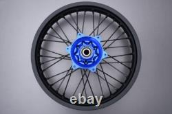 Roues/Jante Arrière Complète Bleue Enduro Pour YAMAHA WRF 250 WR250F 2001-05 2,15x18
