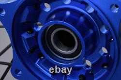 Roues arrière Enduro bleues / Jante complète KTM SXF 250 SX-F 2015-2012 2,15x18