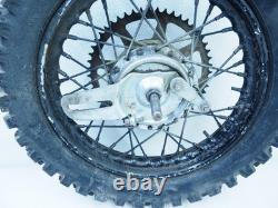 Roues arrière complètes en caoutchouc Malaguti Grizzly RCX 12 3.00X12