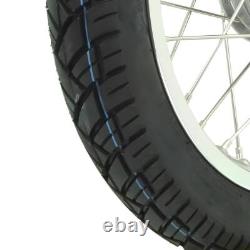 Roues complètes arrière 1.5x16 pouces jante en alliage poli, pneu Vee Rubber