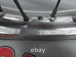 Roues complètes avec jante arrière cross enduro Sanremo 18 X 1,85, 32 rayons