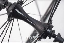 Roues complètes jante argent moyeu noir