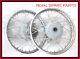Royal Enfield Front & Rear Wheel Rim 19 Assemblage Complet De Plaques De Tambour