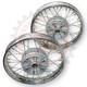 Set De Jantes Complètes De 16 Compatible Avec Jawa 250 350 Paire De Roues à 36 Rayons
