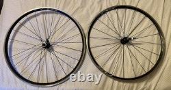 Shimano WH-RS100 Ensemble de roues de route en aluminium 8-11 vitesses 700c QR Clincher