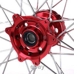 Supermoto Complete Wheel Rims 173.5 4.25 Pour Honda Cr125 250r Crf250 450r 14-18