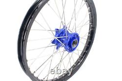 VMX 21 18 Roues Complètes Jantes Adaptées Husqvarna TE TC FE FC 250 350 2014-2022 Bleues