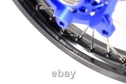 VMX 21 18 Roues Complètes Jantes Adaptées Husqvarna TE TC FE FC 250 350 2014-2022 Bleues