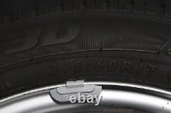 VW T6 Hiver Roue Complète L Dunlop Roue de Secours Jante Acier 215 60 R17 4Mm