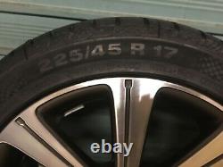Véritable Peugeot 308 Alloy Wheel 17 Unused Diamond Cut. Complet Avec Pneu