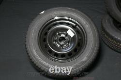 Vw Caddy 2K Pneus d'hiver Bridgestone 195 65 15 Pouces Jantes d'hiver Rim 2K0601027B