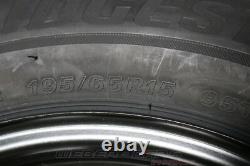Vw Caddy 2K Pneus d'hiver Bridgestone 195 65 15 Pouces Jantes d'hiver Rim 2K0601027B